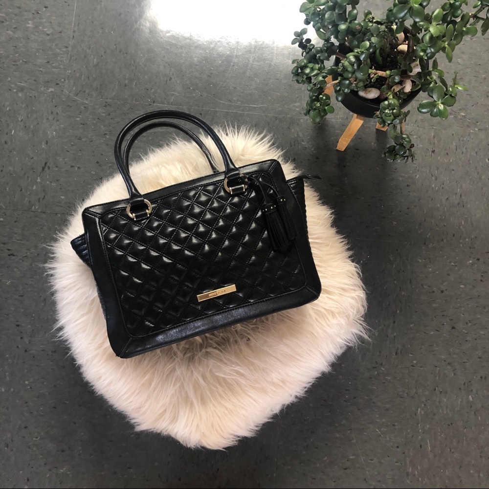 Anne Klein NWT Black Quilted Tote